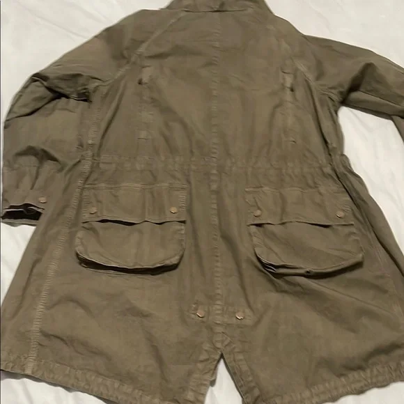 Barbour engineered garments Tan Military Field Jacket with Epaulettes - Picture 10 of 13